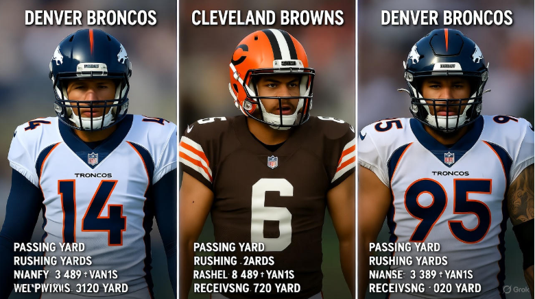 Denver Broncos vs Cleveland Browns Match Player Stats